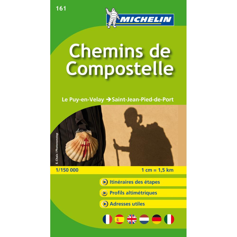 Chemins de Compostelle 150000, Landkarte