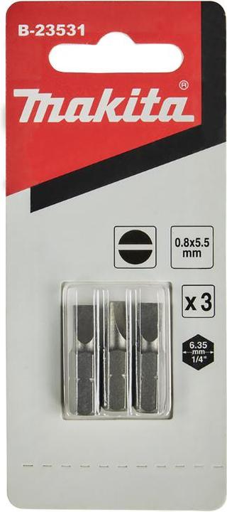 Actual product image Makita Long slot bit 0.8x5.5x25