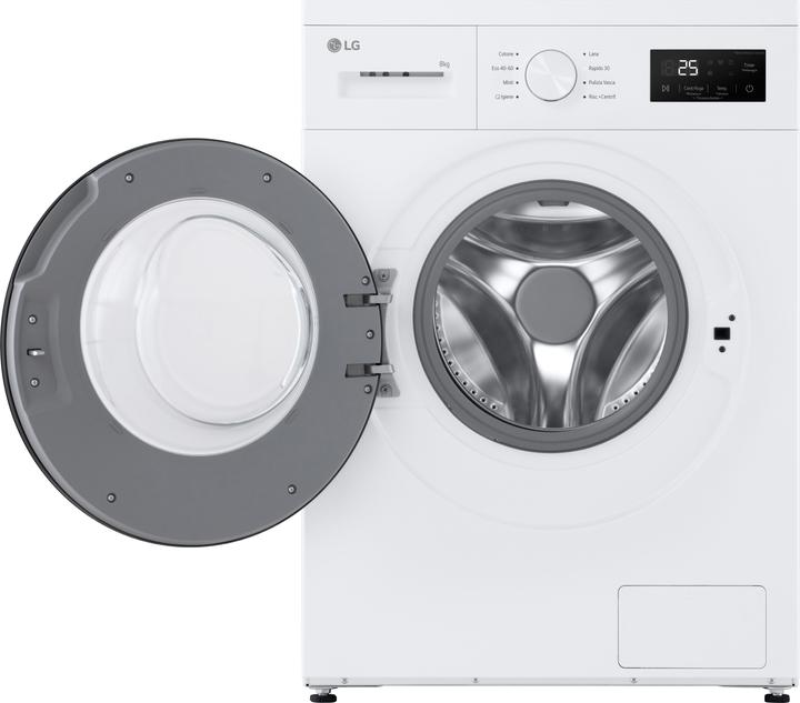 Produktbild LG Waschmaschine Weiss, 1400 Umin, A ITModell (8 kg)