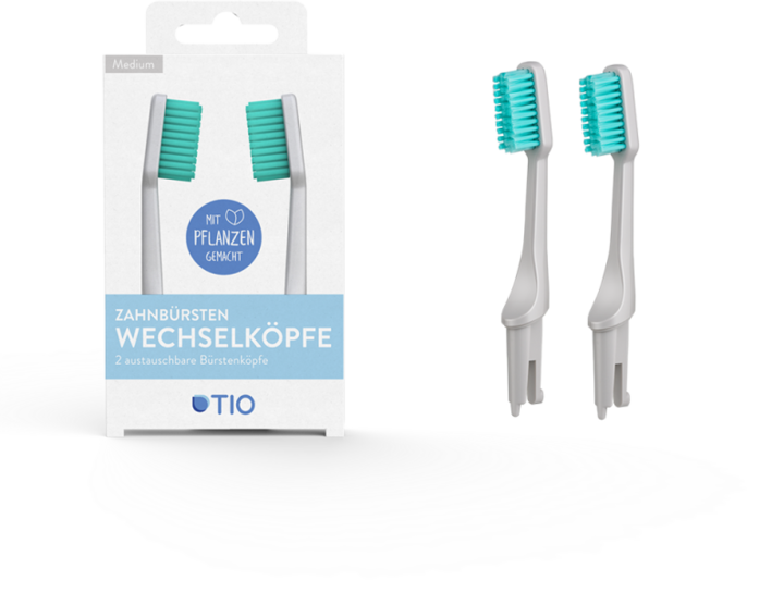 Produktbild TIO Wechselköpfe 2er Pack Soft Kiesel (Weich, 2 x)