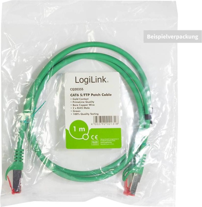 Immagine prodotto LogiLink Cavo di rete (S/FTP, CAT6, 10 m)