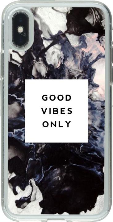 Actual product image PhoneLook Coque Gel transparent Marble Good Vibes Only (Apple iPhone XS, Apple iPhone X)