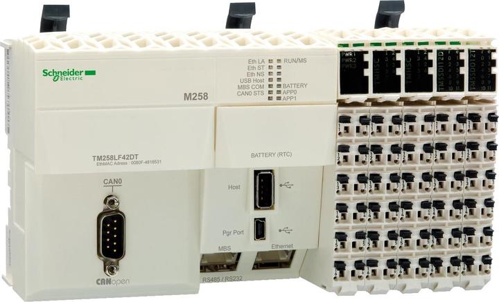 Schneider Electric M258 PLC Module 42 I/O 24 Vdc CANOpen