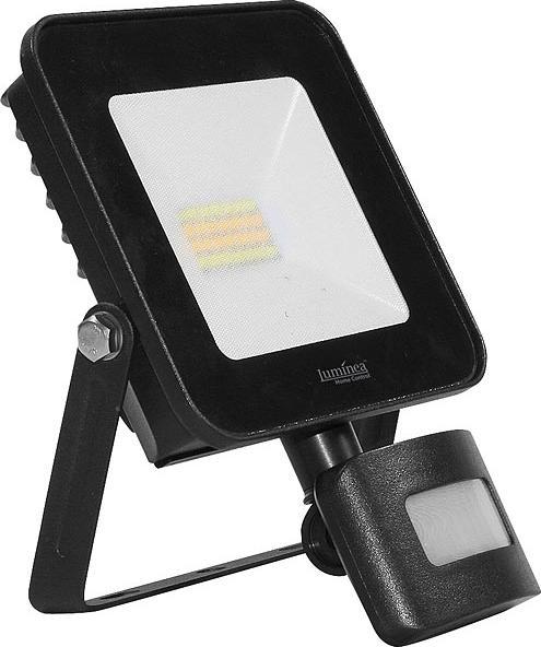 Image du produit Luminea 4 projecteurs LED WiFi 20 watts CCT avec détecteur de mouvement, 1 500 lumens (1600 lm, IP44)