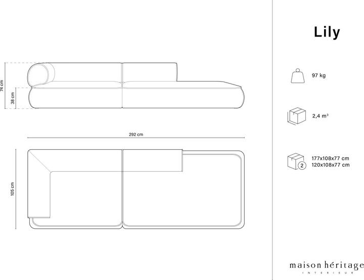 Produktbild Maison Heritage Lily (4-Sitzer, Modular Sofa)