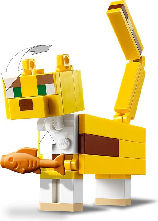 Produktbild LEGO BigFig Creeper und Ozelot (21156, LEGO Minecraft)