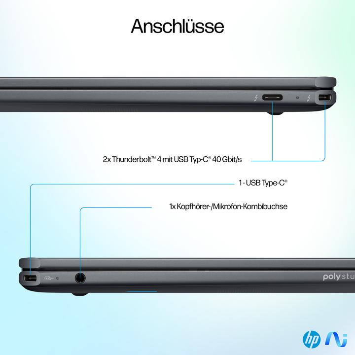 Image du produit HP OmniBook Ultra Flip 14-fh0079ng (14", 2000 Go, 32 Go, DE, Intel Core Ultra 7 258V)