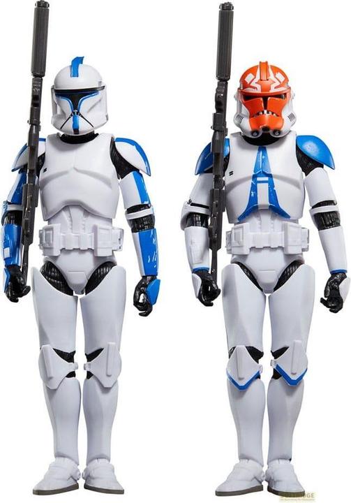 Produktbild Hasbro Star Wars: Ahsoka Black Series Actionfiguren 2er-Pack Phase I Clone Trooper Lieutenant & 332nd Ahsok