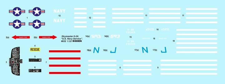 Image du produit Roden O-2A Skymaster U.S. Navy Service