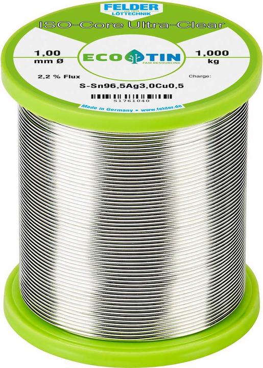 Produktbild Felder Lottechnik ISO-Core Ultra Clear SAC305 (Lötspulenkit)