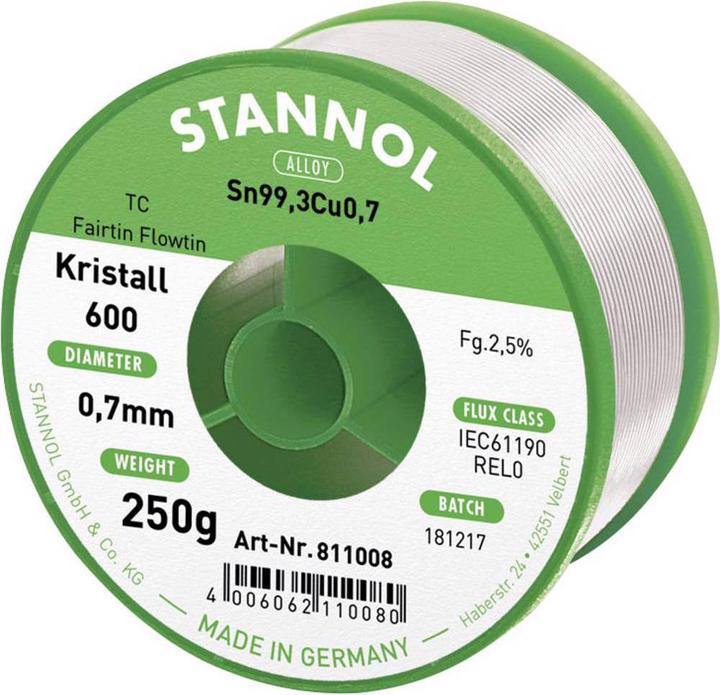 Stannol Cristallo 600 Fairtin (Saldatura)