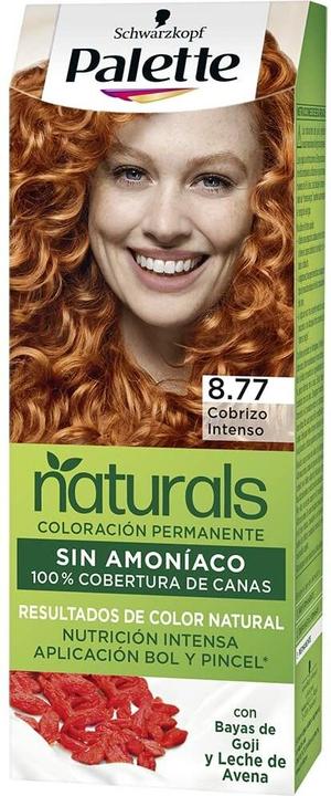 Actual product image Palette NATURAL ink #8.77-cobrizo intenso (Light Copper)