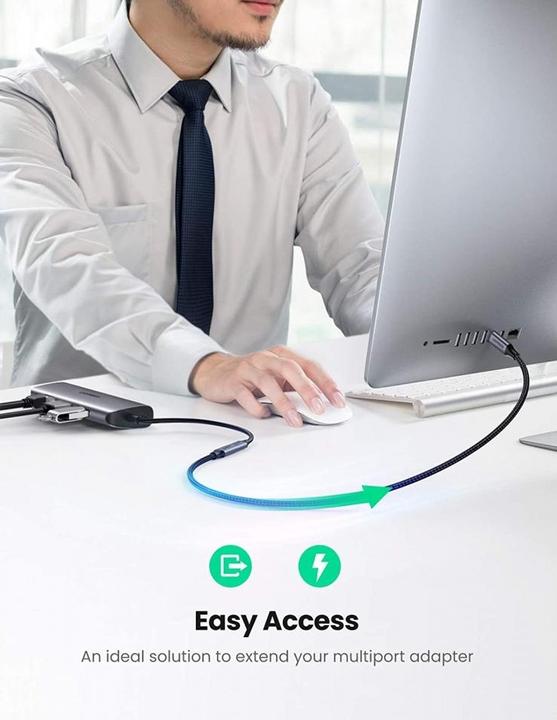 Actual product image Ugreen USB C – USB C (1 m, USB 3.1)
