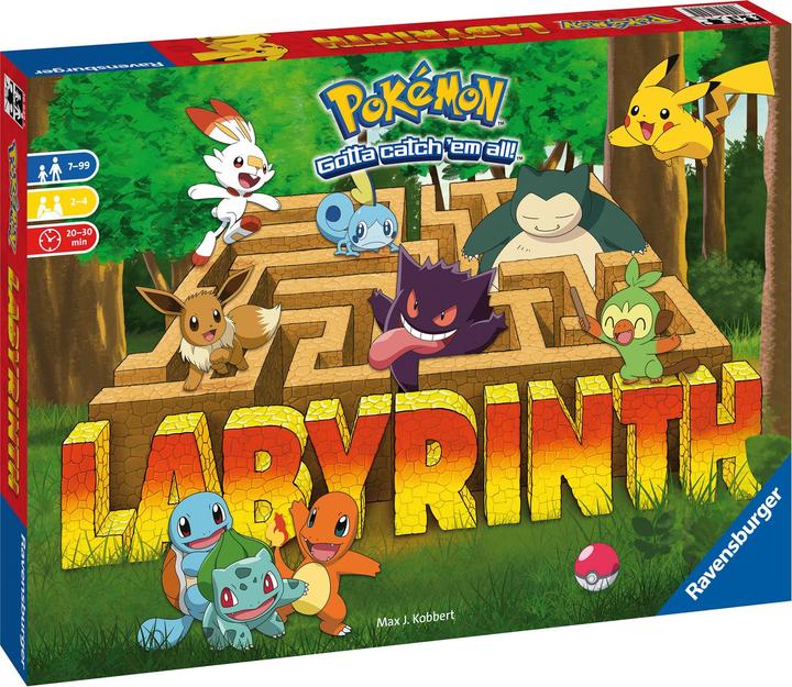 Produktbild Ravensburger Pokémon Labyrinth (Deutsch, Französisch, Italienisch, 2 - 4 Spieler)
