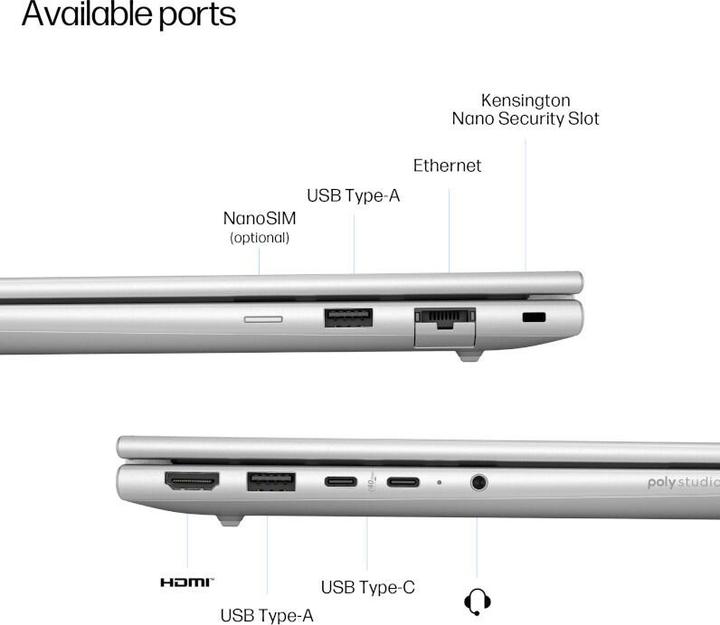 Actual product image HP ProBook 4 G1q (14", 1000 GB, 32 GB, CH, Snapdragon X X1-26-100)