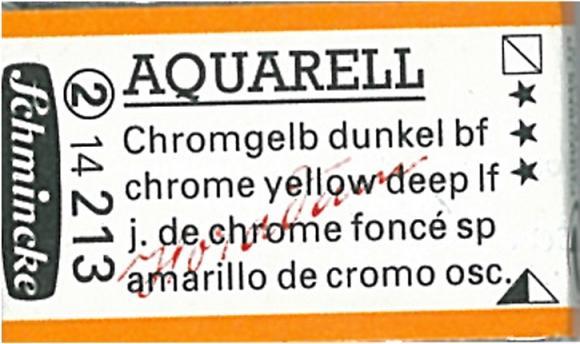 Produktbild Schmincke Aquarellfarbe Horadam ganzer Napf (Chromgelbton Dunkel)