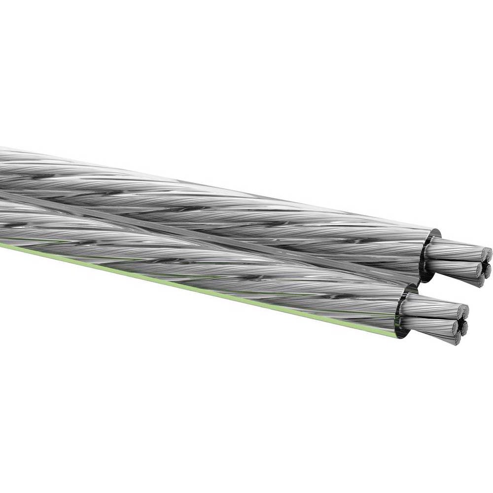 Oehlbach LS-Kabel Lautsprecher Kabel 2x4mm², 10 M Spule (10 m, 4 mm²), Lautsprecherkabel, Grau