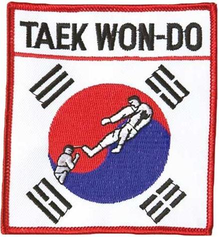 Actual product image Ju-Sports Patch Taekwondo