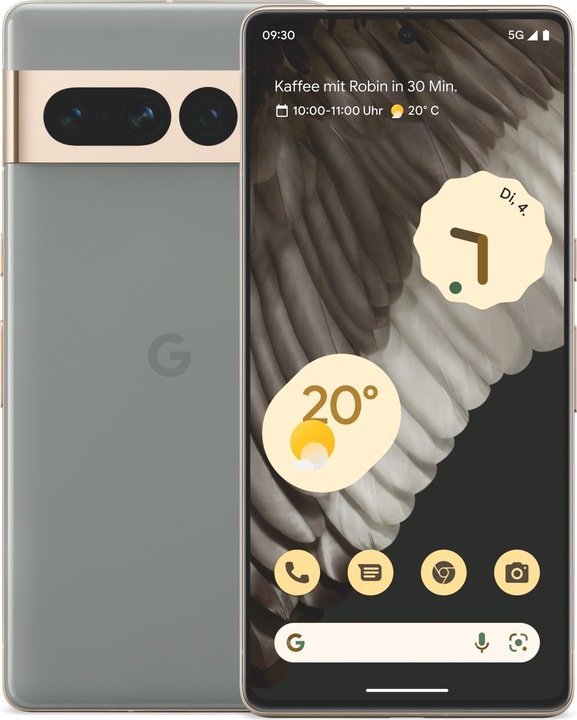 Google Pixel 7 Pro (128 Go, Noisette, 6.70", SIM + eSIM, 50 Mpx, 5G)