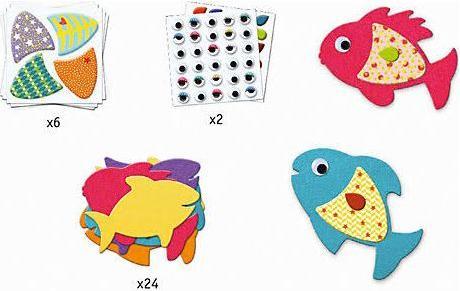 Image du produit Djeco Sticker Pictures Poissons