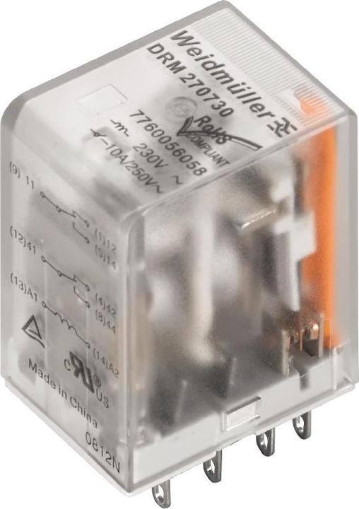 Produktbild Weidmüller Steckrelais 24 V/DC 5 A 4 Wech