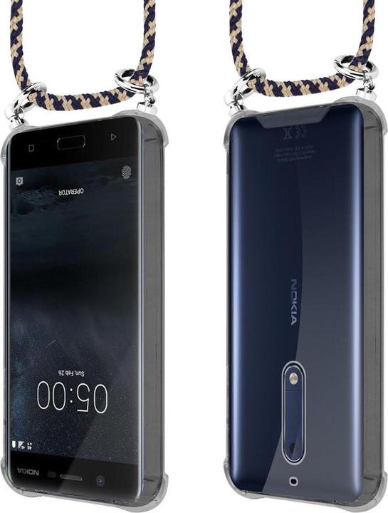 Produktbild Cadorabo TPU Handy Kette SILBER Cover