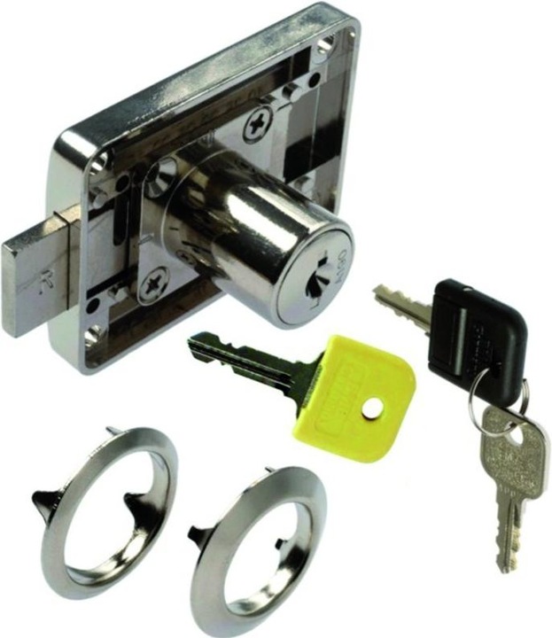 Produktbild WKS - P5000 Aufschraub-Riegelschloss FLEX WKS - P 5000 mit Zylinderkern (Profilzylinder)