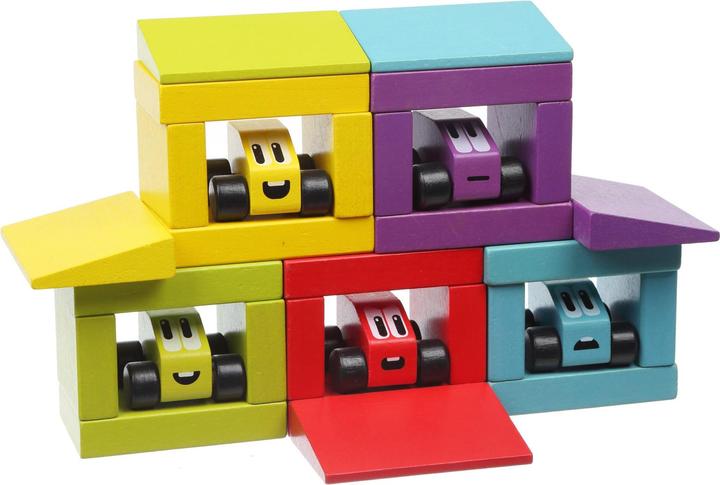 Actual product image Cubika Wooden race car