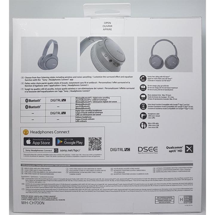 Actual product image Sony Wh-Ch700n (ANC, 35 h, Wireless)