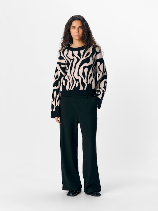 Actual product image Object Gemusterter Strickpullover (XS)