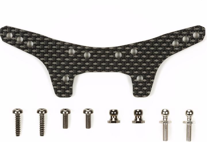 Produktbild Tamiya DT-03 Dämpferbrücke hinten carbon vers