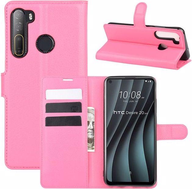 Produktbild MU Classic Litchi Leder Bookcover Series (HTC Desire 20 Pro)