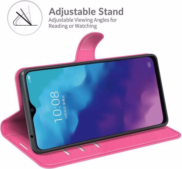 Produktbild MU Classic Litchi Leder Bookcover Series (ZTE Blade V2020 5G, ZTE Blade V30 Vita)