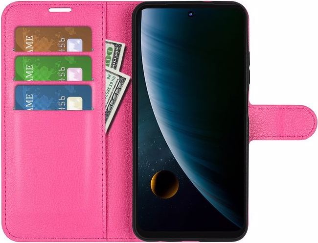 Actual product image MU Classic Litchi Leather Bookcover Series (ZTE Blade V30)