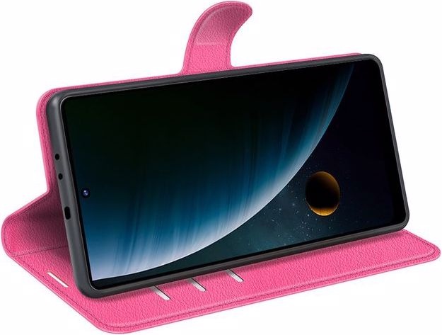 Actual product image MU Classic Litchi Leather Bookcover Series (ZTE Blade V30)