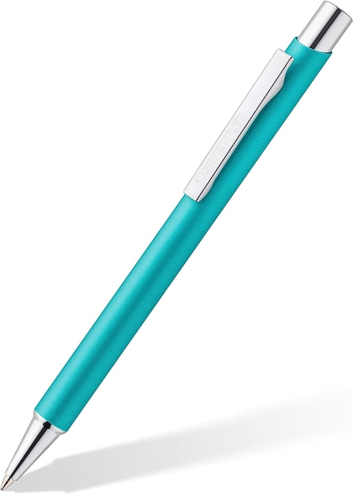 Staedtler Druckkugelschreiber elance 421 45, trkis (Türkis, 1 x)