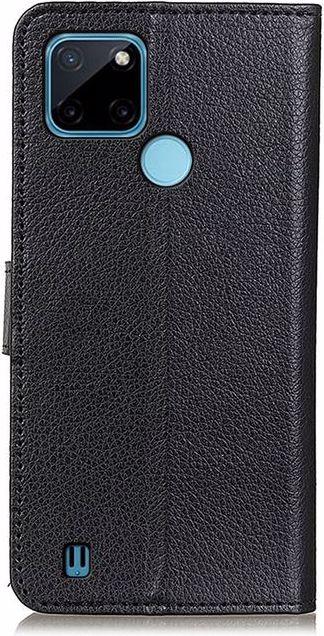 Actual product image MU Classic Litchi Leather Bookcover Series (Realme C25Y, Realme C21Y)
