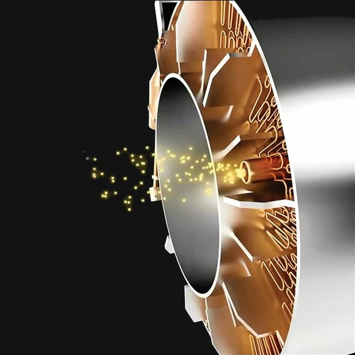 Produktbild OBA Haartrockner mit 500 Mio. negativen Ionen, 120.000 U/min, 75 m/s Luftstrom, 358 g, leise 54 dB