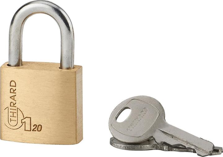 Image du produit Thirard Cadenas type 1 20 a acier 2cl