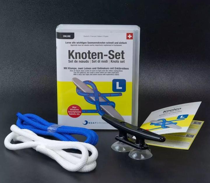 Immagine prodotto Knoten-Set, mit Klampe, Leinen, Video