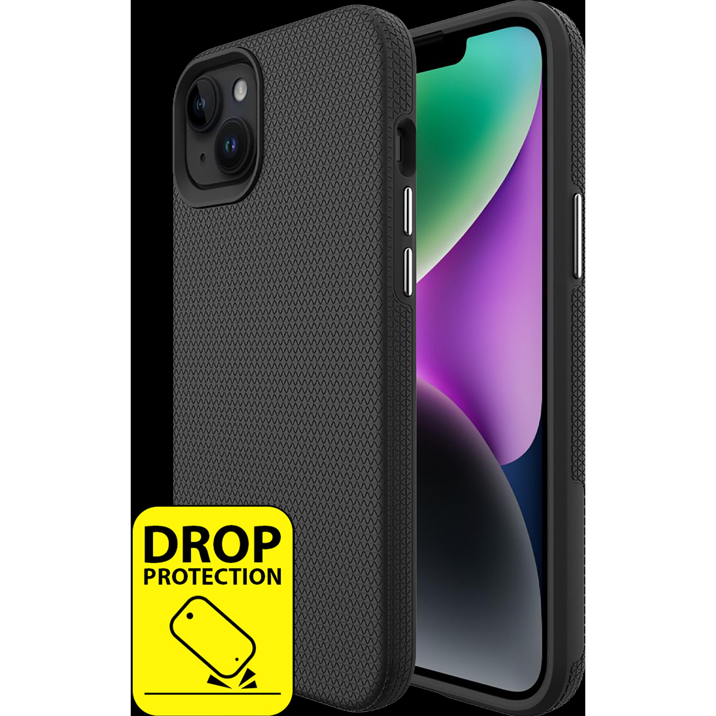 Cazy Robuste Strukturhülle für iPhone 14, TPU und PC Material, Rutschfeste Textur - (Apple iPhone 14), Smartphone Hülle,...