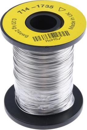 Immagine prodotto RS PRO Filo 24SWG 80/20 nickel cromo 0.20kg (98 m)