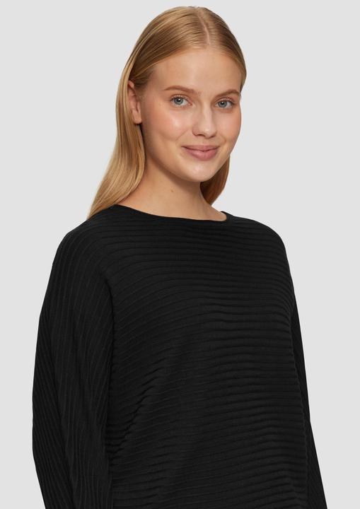Produktbild S.Oliver Strickpullover Strukturierter Strickpullover mit Fledermausärmeln (42)