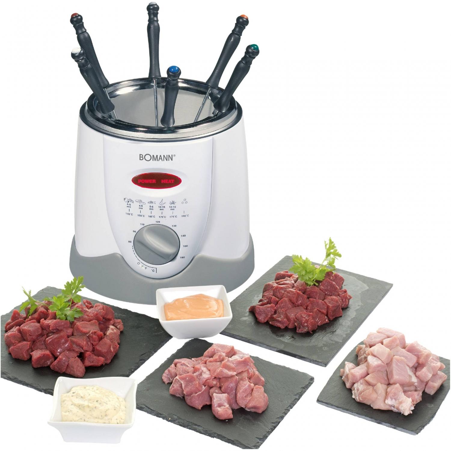Bomann FFR 1290: Set per Fondue, Bianco