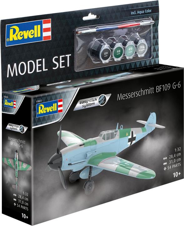 Produktbild Revell MS Messerschmitt Bf109G-6 easy-click-system