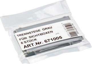 Immagine prodotto Hünersdorff Divisorio a croce per bidone aperto da 2/2L PP grigio (6 cm, 9.50 cm)