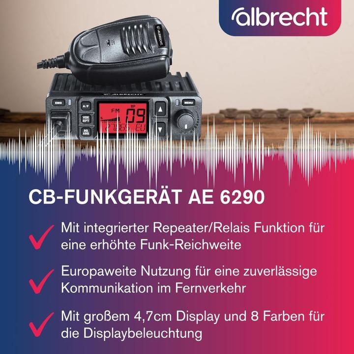 Produktbild Albrecht CB-Funkgerät AE 6290 (10 km)