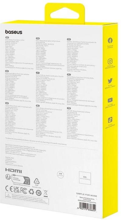 Produktbild Baseus PortalJoy 13 in 1 (USB-C, 13 Ports)