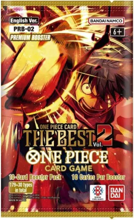 Bandai The Best Vol.2 PRB-02 Premium Booster Pack - One Piece Card Game - EN (Englisch, Booster Pack)