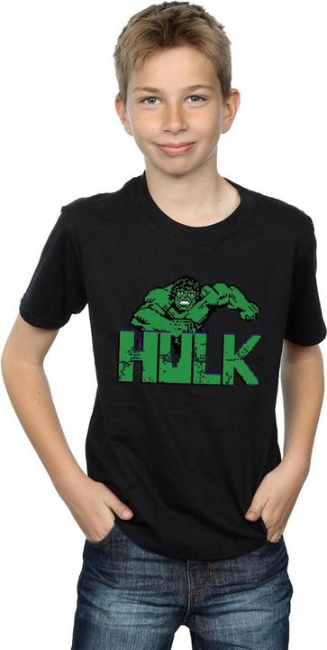 Actual product image Boys Hulk Pixelated T-Shirt (152, 158)